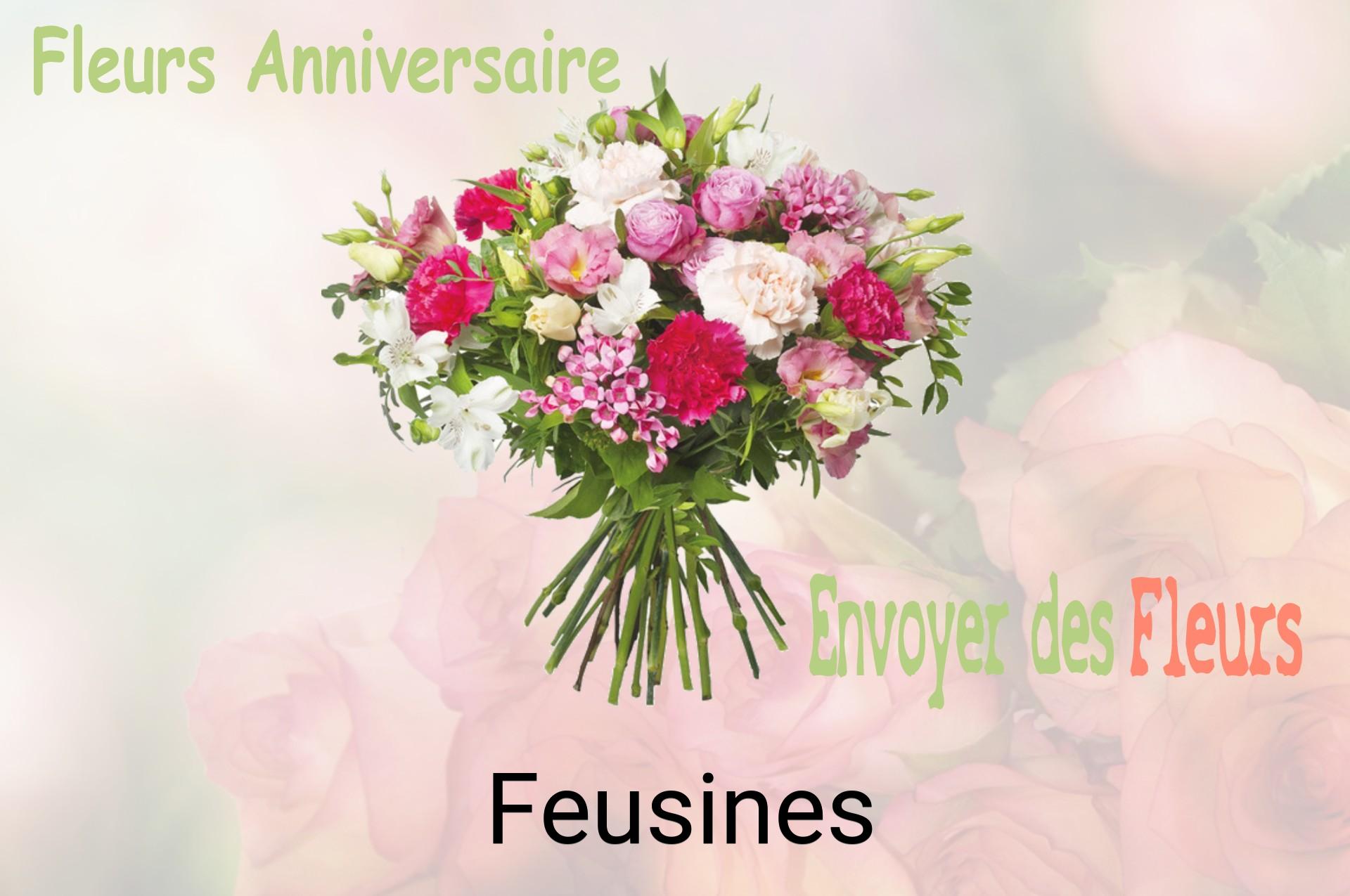 Bouquet de fleurs d’anniversaire livré à Feusines